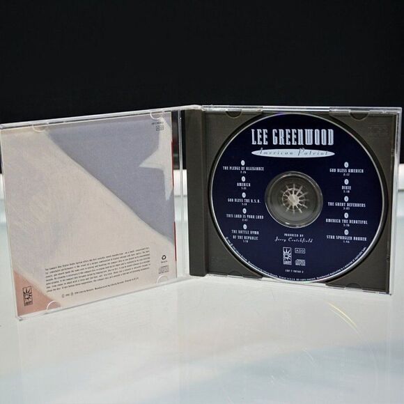 American Patriot Audio CD By Lee Greenwood Vintage 1992 Liberty Records - Picture 2 of 6